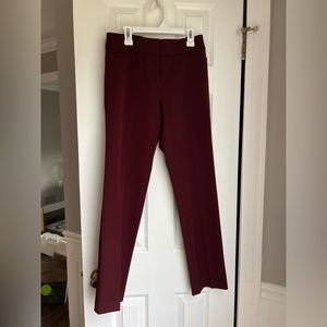 Ann Taylor Factory Maroon/Burgandy Trousers